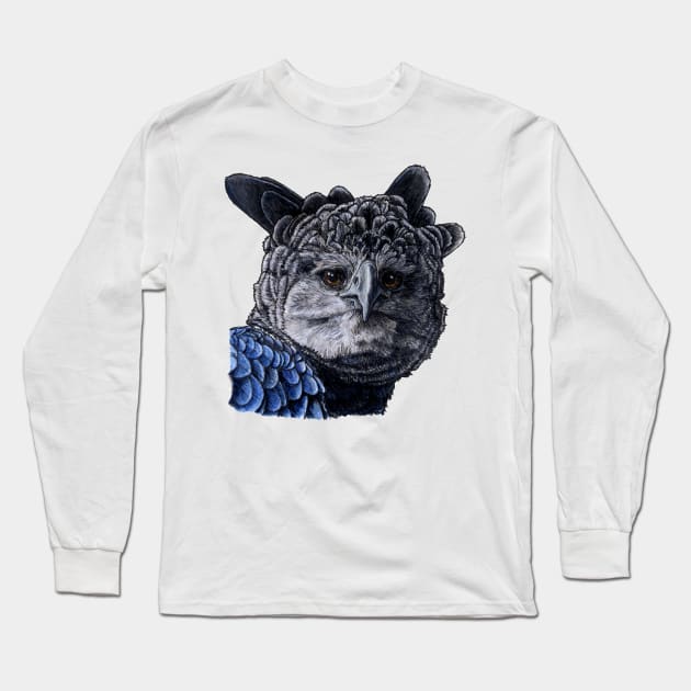 HARPY EAGLE Long Sleeve T-Shirt by PaddlesworthDraws